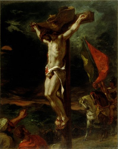 Cristo en la Cruz de Ferdinand Victor Eugene Delacroix